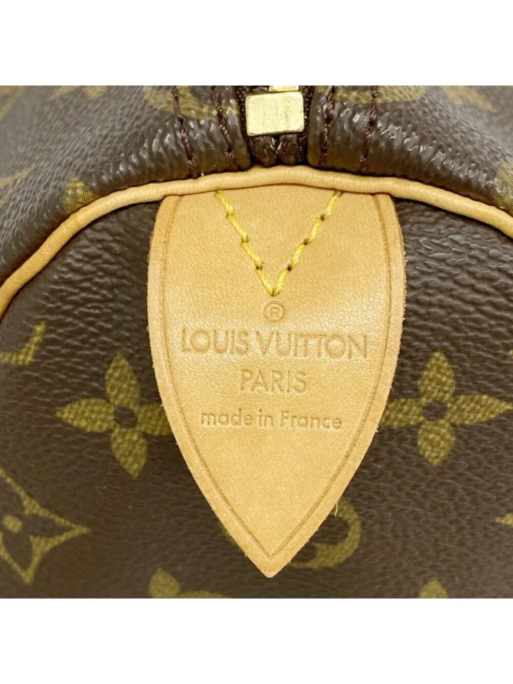 Louis Vuitton Handbag Monogram Speedy 35 Brown